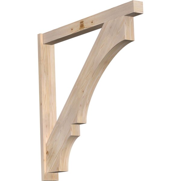 Ekena Millwork Balboa Block Smooth Outlooker, Douglas Fir, 5 1/2"W x 48"D x 48"H OUT06X48X48BOA05SDF - main